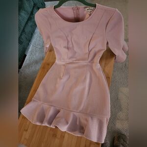 Derek Heart Light Pink Mini Dress